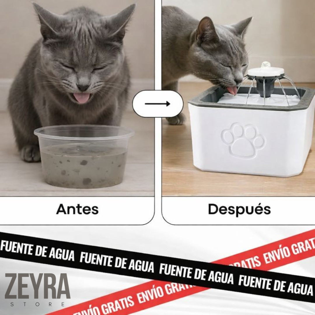 HydraPet™ – Fuente Inteligente de Agua para Mascotas