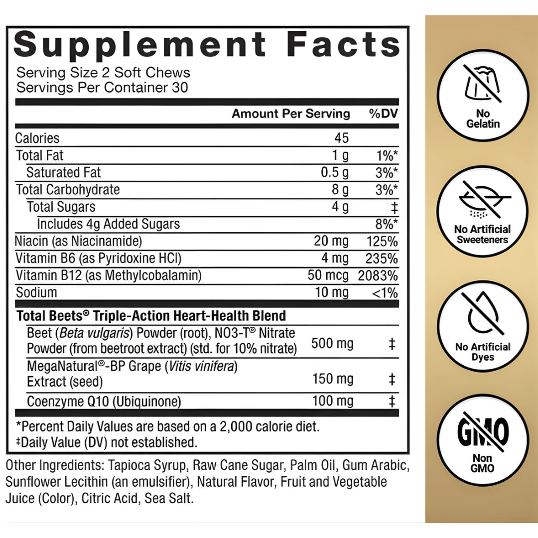 Total Beets™ - Energía Limpia, Corazón Fuerte