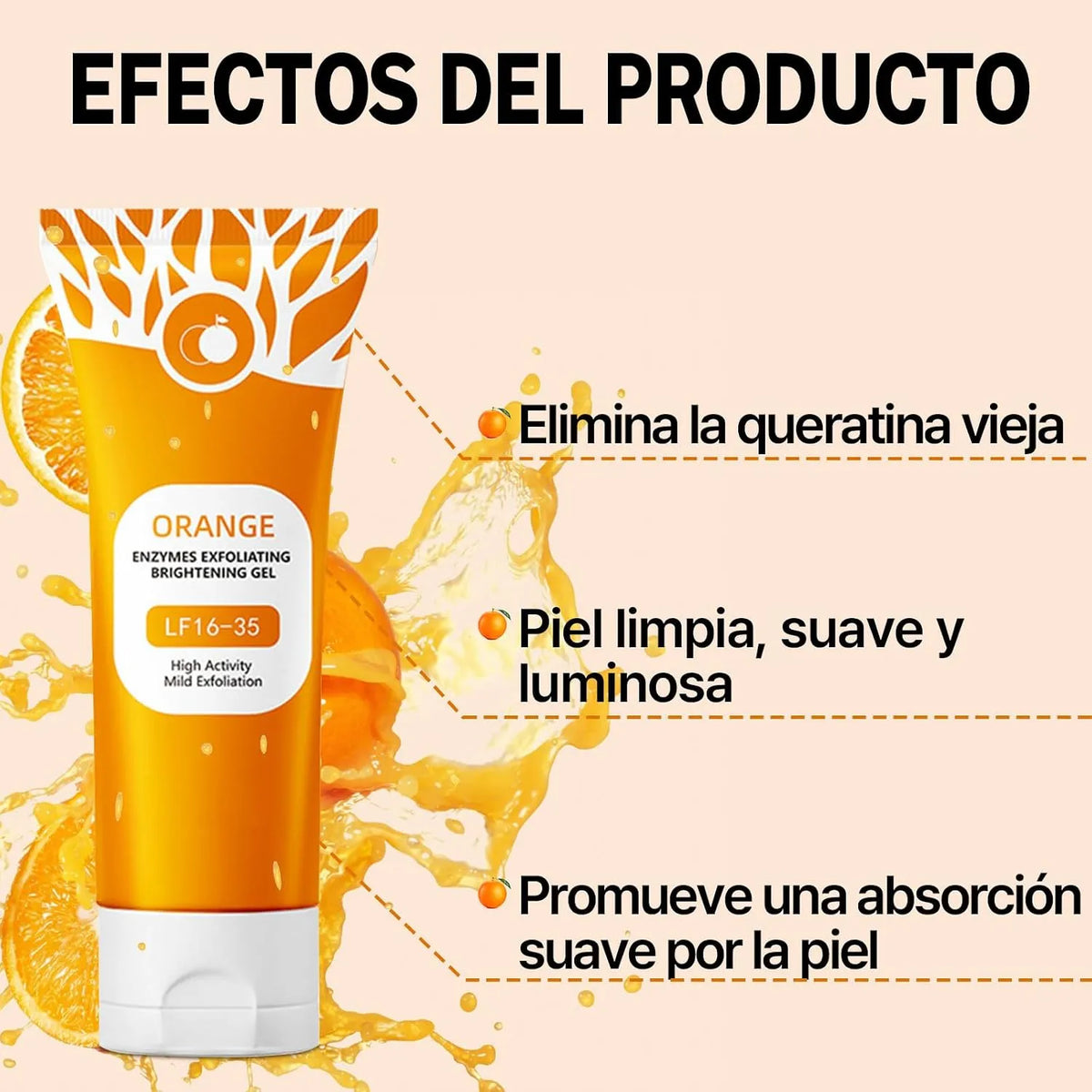 OrangeGlow™ - Exfoliante Enzimático de Naranja