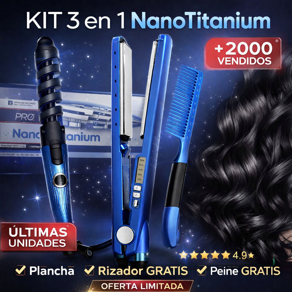 NanoTitanium™ - Kit 3 en 1 Estilos Precisos y Duraderos 🌟