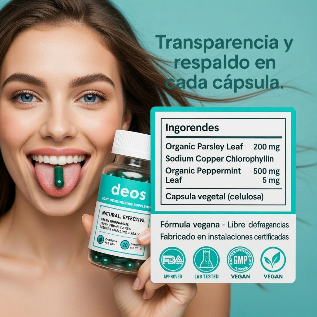 Oferta 2x1: DEOS™ - Desodorante Interno que Elimina Olor desde la Raíz