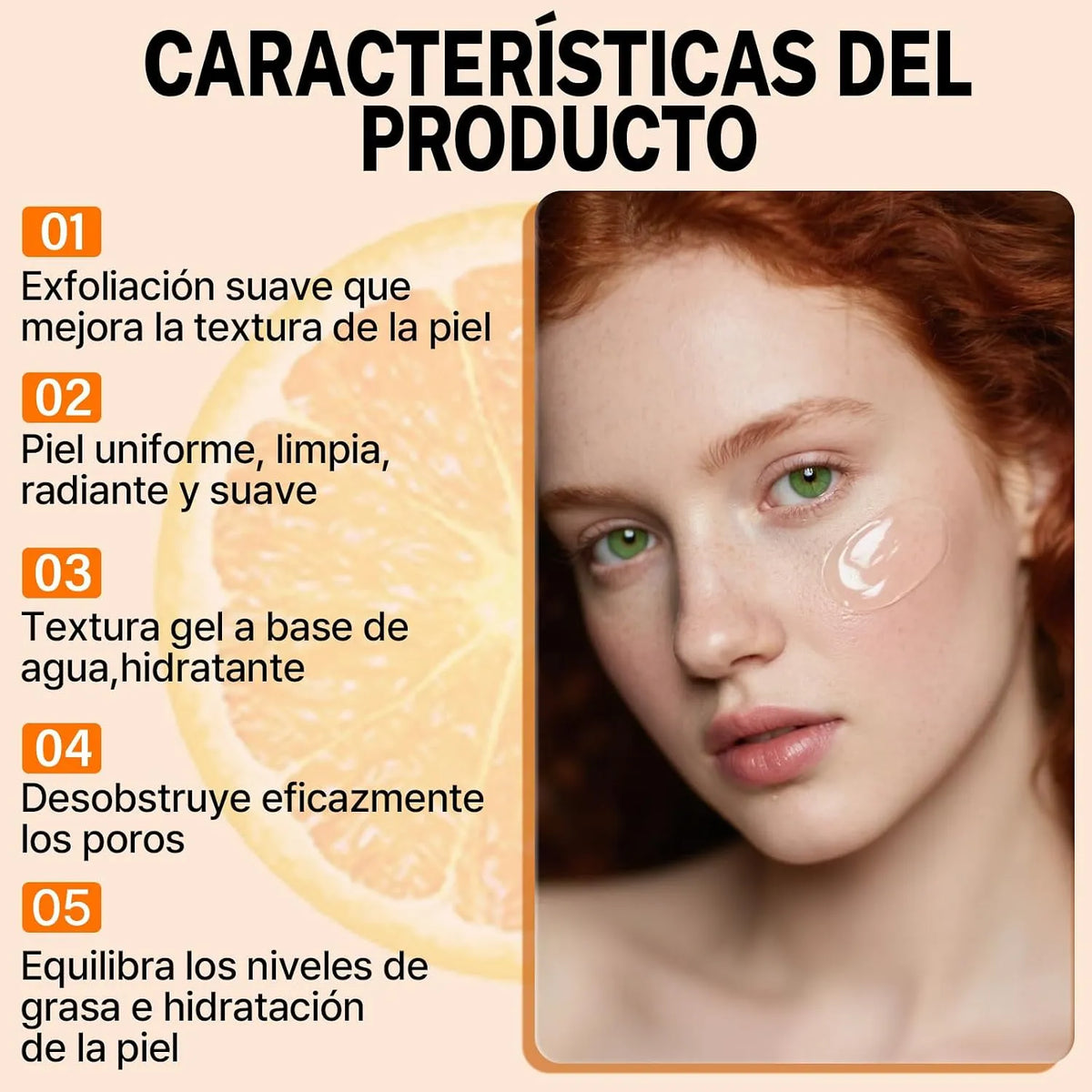 OrangeGlow™ - Exfoliante Enzimático de Naranja