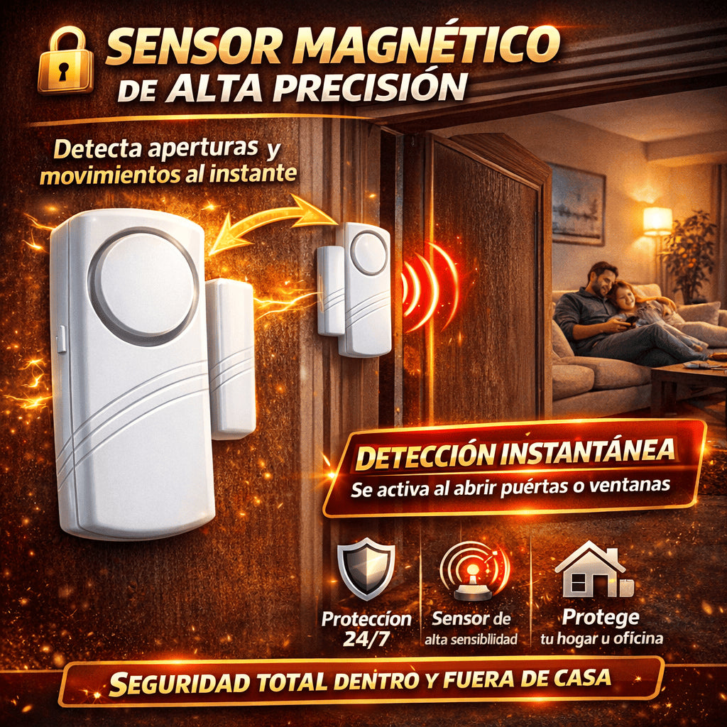 AlarmaGuard™ - Alarma con Sensor Magnético