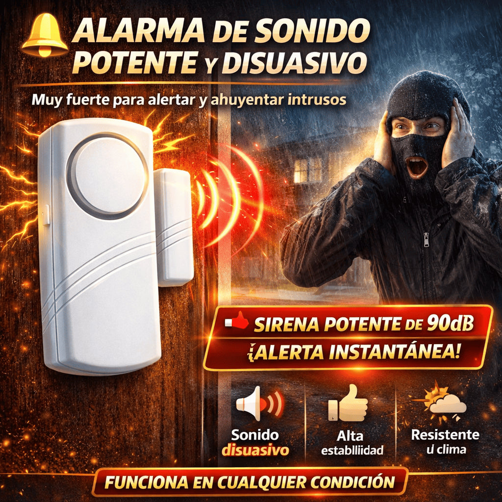 AlarmaGuard™ - Alarma con Sensor Magnético