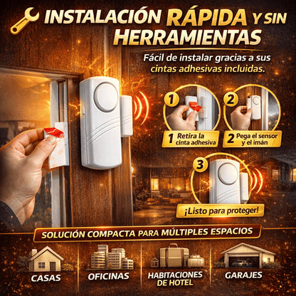 AlarmaGuard™ - Alarma con Sensor Magnético