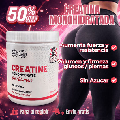 Creatina Monohidratada para Mujer - Old School™