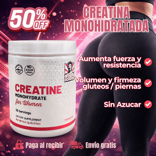 Creatina Monohidratada para Mujer - Old School™