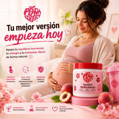 Peach Perfect™ — Apoyo Natural en tu Camino al Embarazo