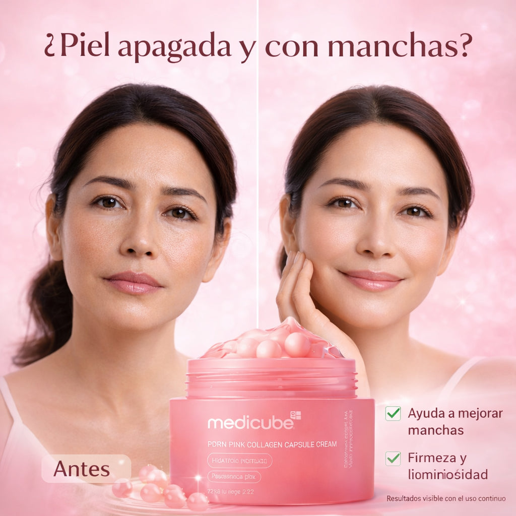 Medicube™ 2x1 - Crema de Cápsulas PDRN de Salmon