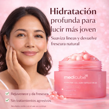 Medicube™ 2x1 - Crema de Cápsulas PDRN de Salmon