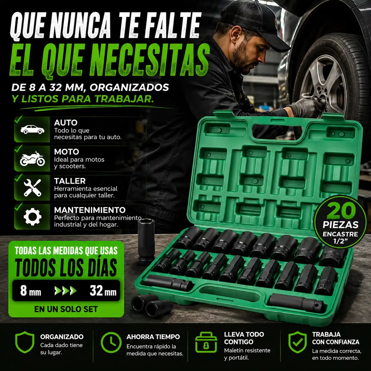 ImpactoPro™ - Set de 20 Dados de Impacto