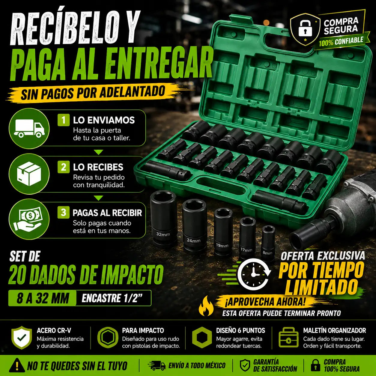 ImpactoPro™ - Set de 20 Dados de Impacto
