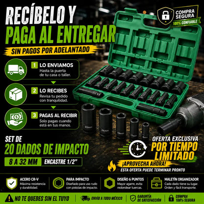 ImpactoPro™ - Set de 20 Dados de Impacto