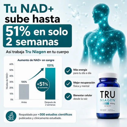 NAD+ Tru Niagen™ - Rejuvenece desde el interior 2x1