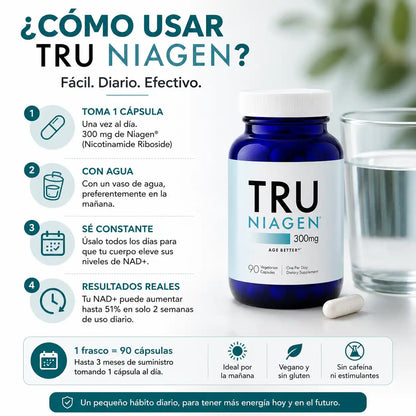 NAD+ Tru Niagen™ - Rejuvenece desde el interior 2x1