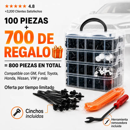 Kit de Vinchas Automotrices 100 Piezas + 700 de Regalo🎁