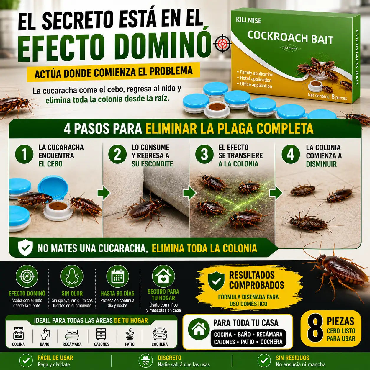 Quick Catch™ - Elimina la Plaga Desde el Nido