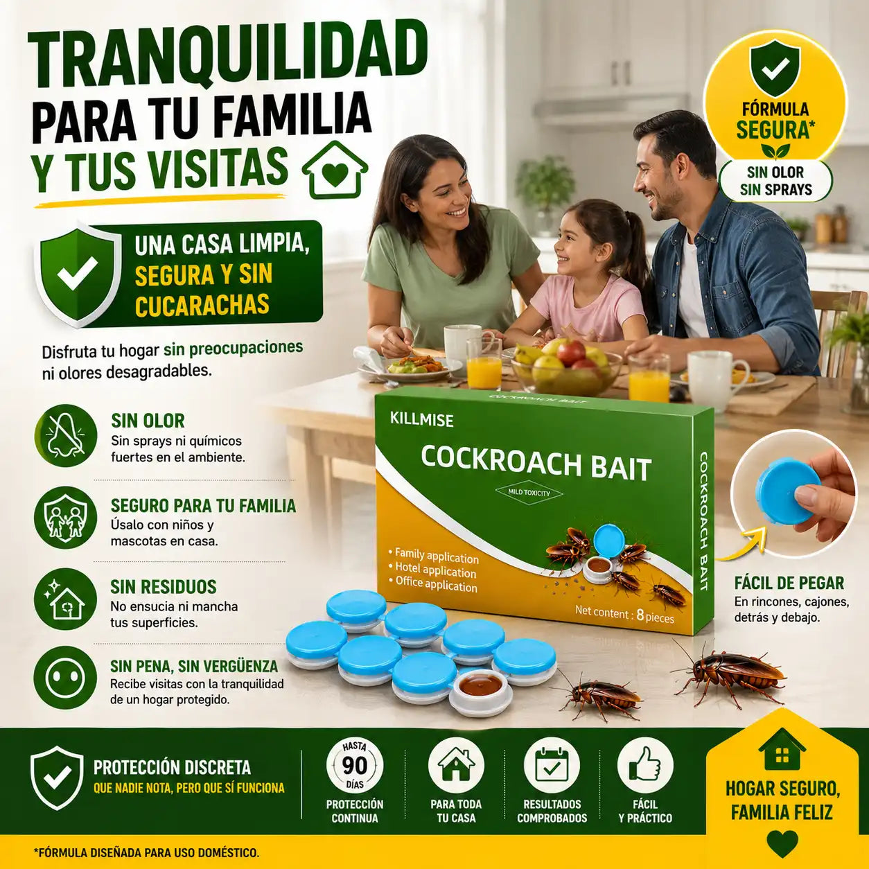 Quick Catch™ - Elimina la Plaga Desde el Nido