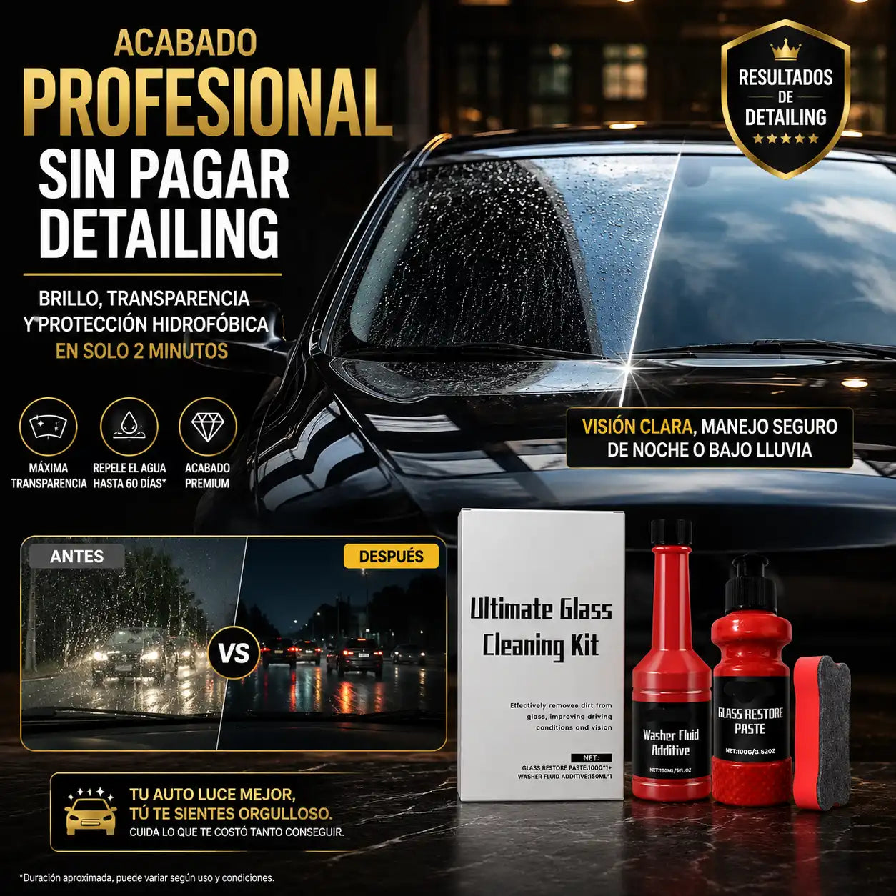 VisiónClara™ - Kit Completo de Limpieza y Protección