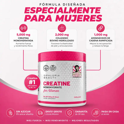 Creatina Monohidratada para Mujer - Old School™