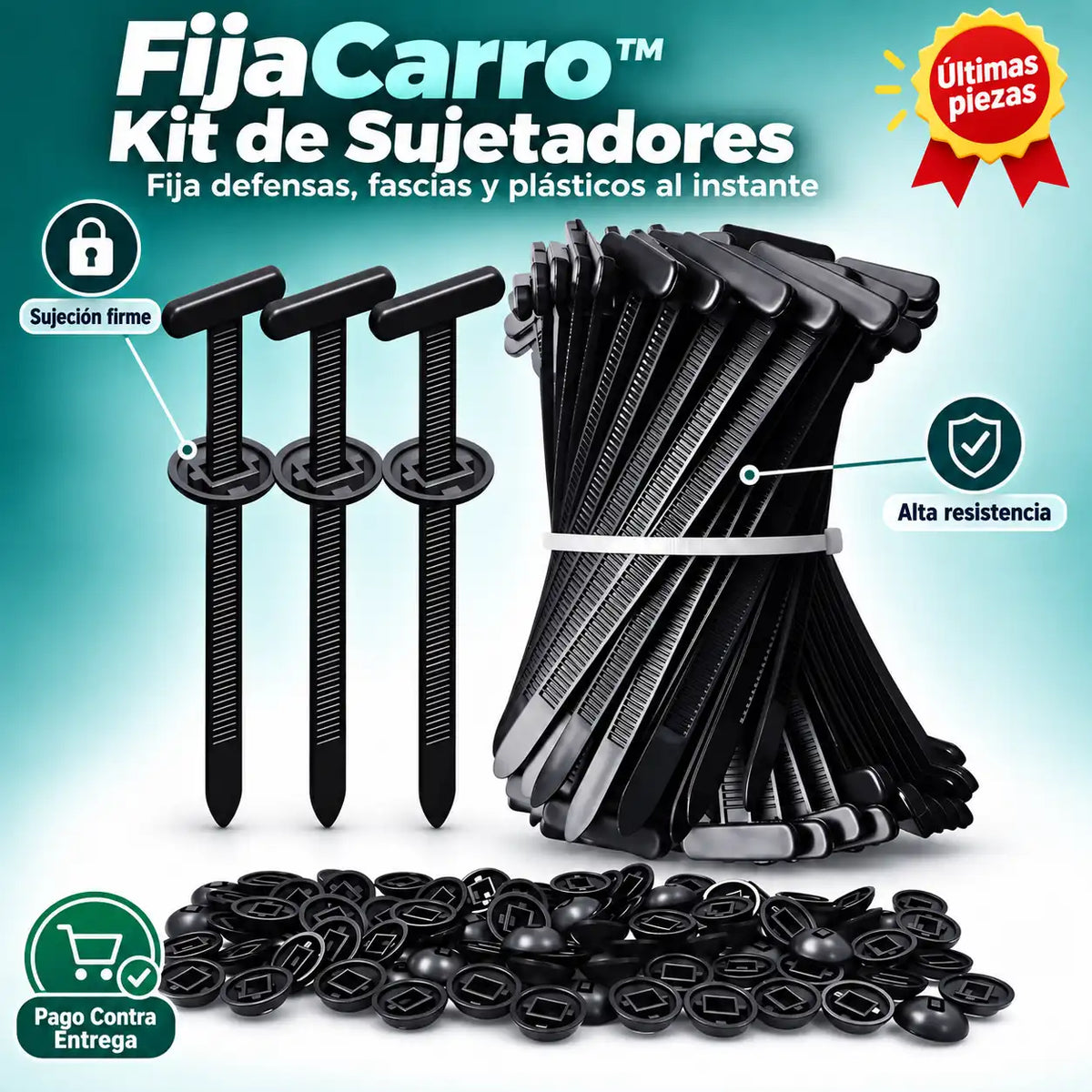 FijaCarro™ Kit de Sujetadores