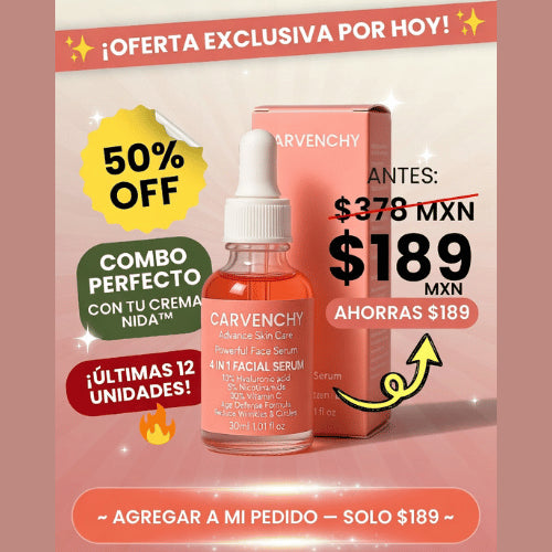 Serum 4 En 1 Antiarrugas Y Manchas