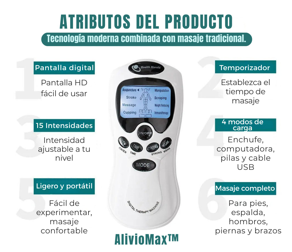 AlivioMax™ - Alivio y Bienestar Desde tu Hogar