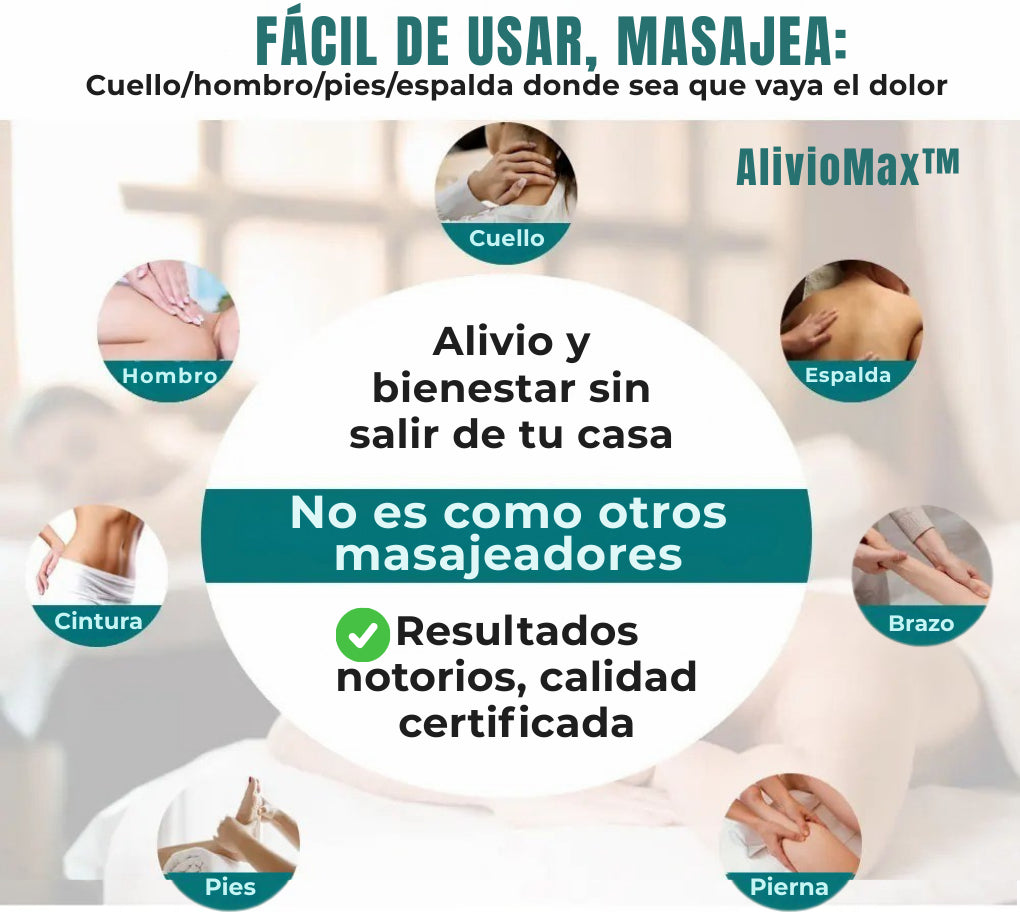 AlivioMax™ - Alivio y Bienestar Desde tu Hogar