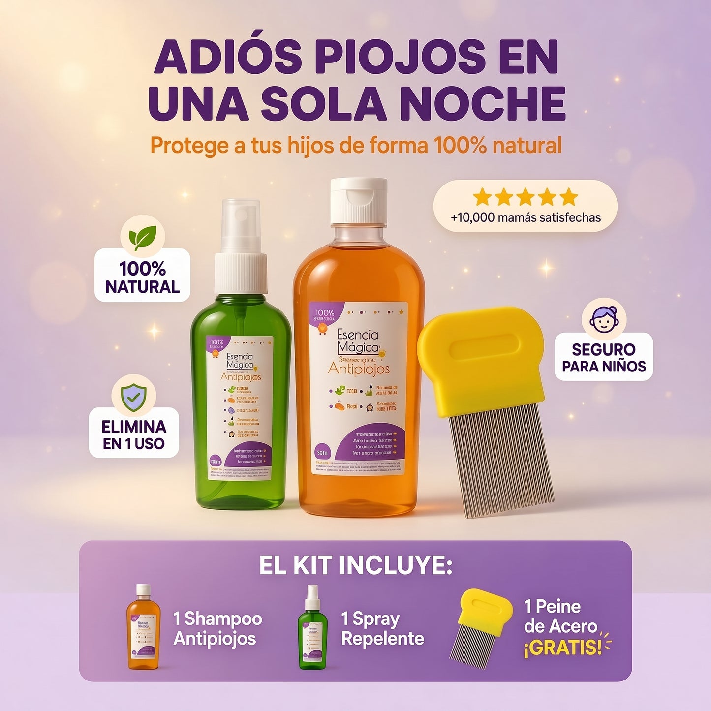 Kit Esencia Magica™ - Tratamiento Antipiojos