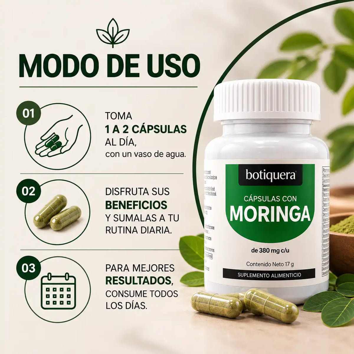 Botiquera™ Moringa - Vuelve a sentirte tú