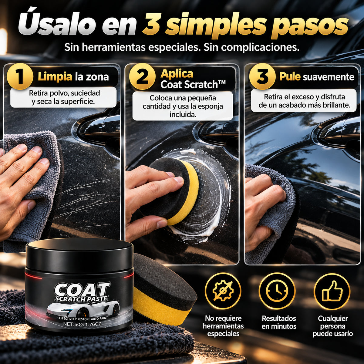 Coat Scratch™ - Elimina Rayones y Potencia el Brillo 2X1🎁