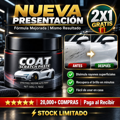 Coat Scratch™ - Elimina Rayones y Potencia el Brillo 2X1🎁