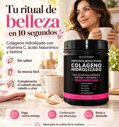 Quotidien™ Colageno - Vuelve a enamorarte de la mujer que ves en el espejo