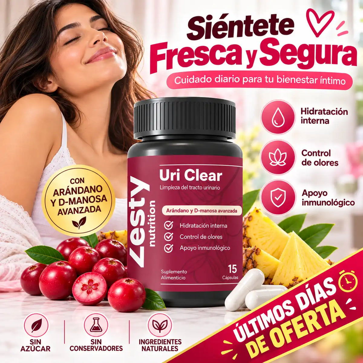 Uri Clear™ - Recupera la confianza y disfruta cada momento