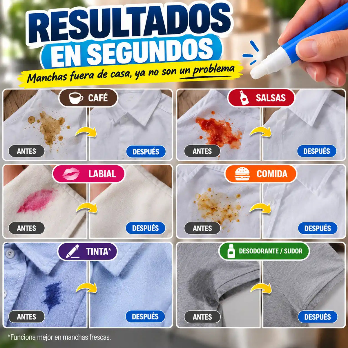 Pluma SOS™ - Quita manchas en segundos 2x1