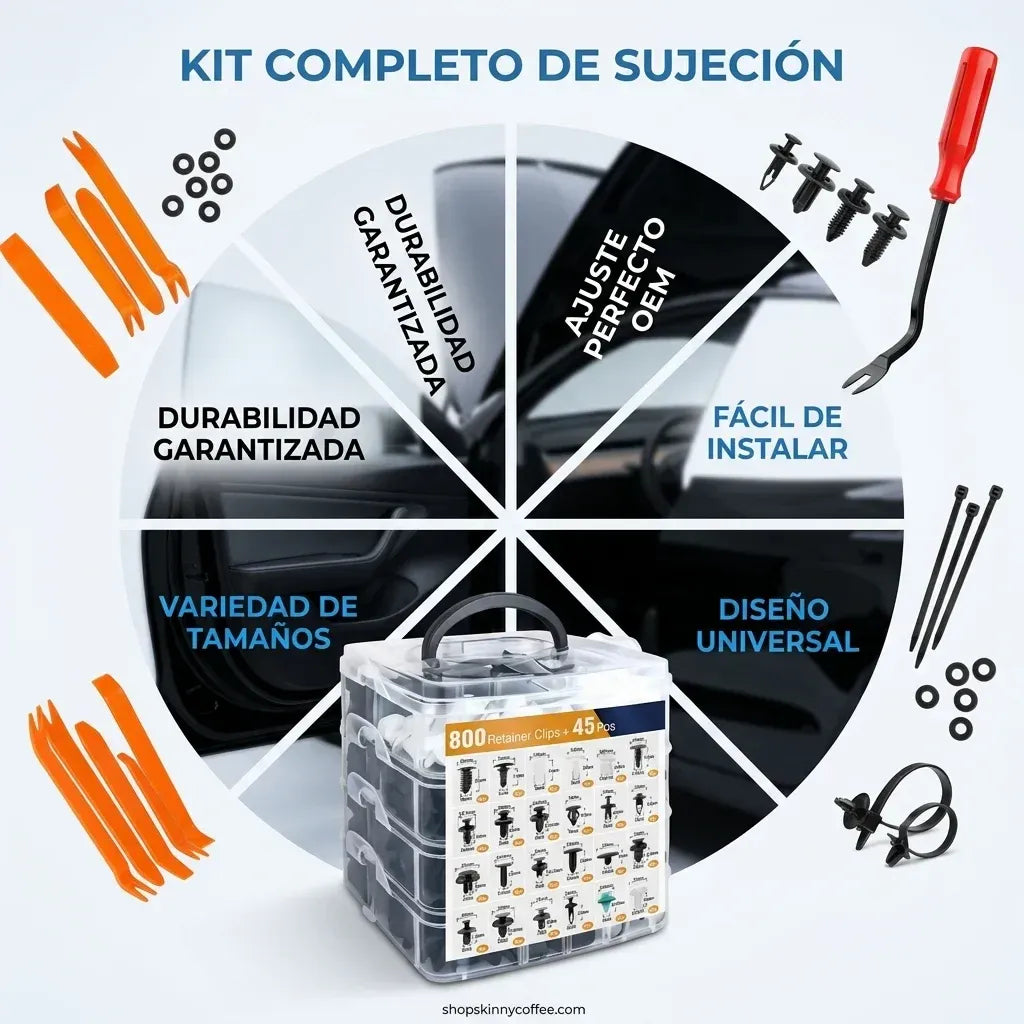 Kit de Vinchas Automotrices 100 Piezas + 700 de Regalo🎁
