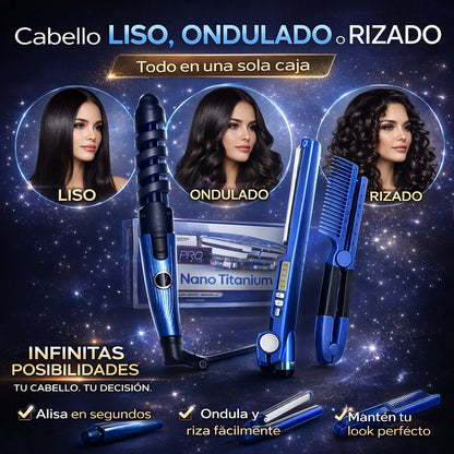 NanoTitanium™ - Kit 3 en 1 Estilos Precisos y Duraderos 🌟