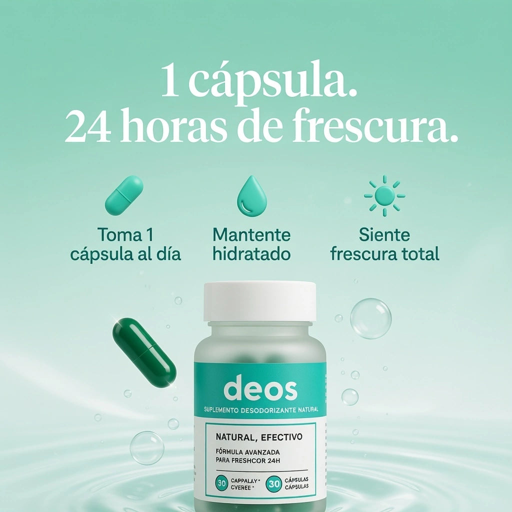 Oferta 2x1: DEOS™ - Desodorante Interno que Elimina Olor desde la Raíz