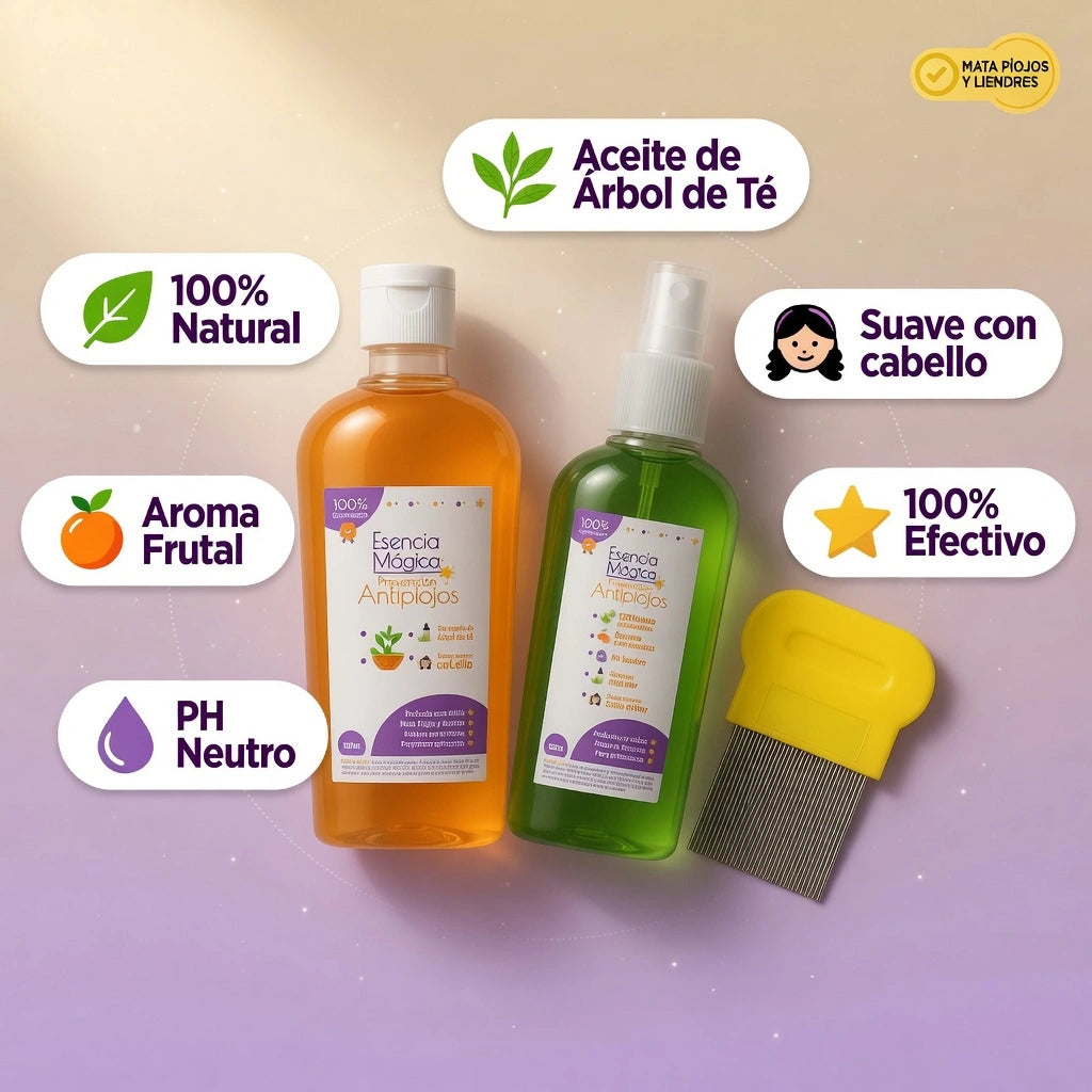 Kit Esencia Magica™ - Tratamiento Antipiojos