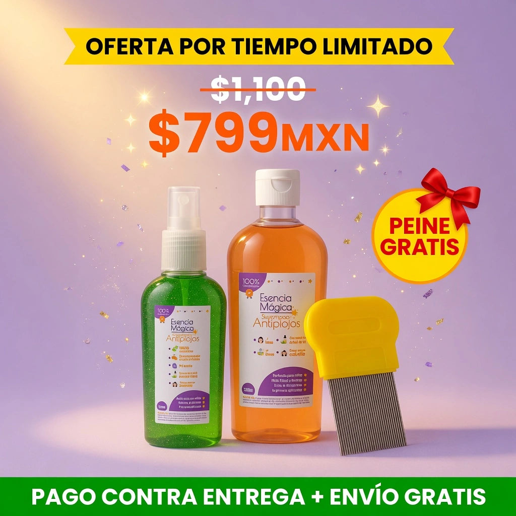 Kit Esencia Magica™ - Tratamiento Antipiojos