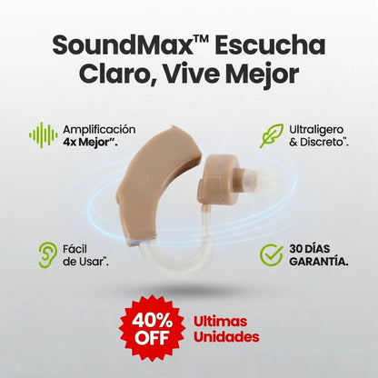 SoundMax™ - Escucha Claro Sin Esfuerzo