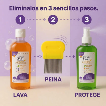 Kit Esencia Magica™ - Tratamiento Antipiojos