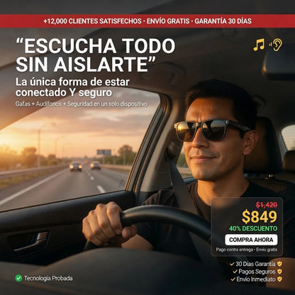 Lentes Inteligentes™ - Escucha Todo sin Audífonos
