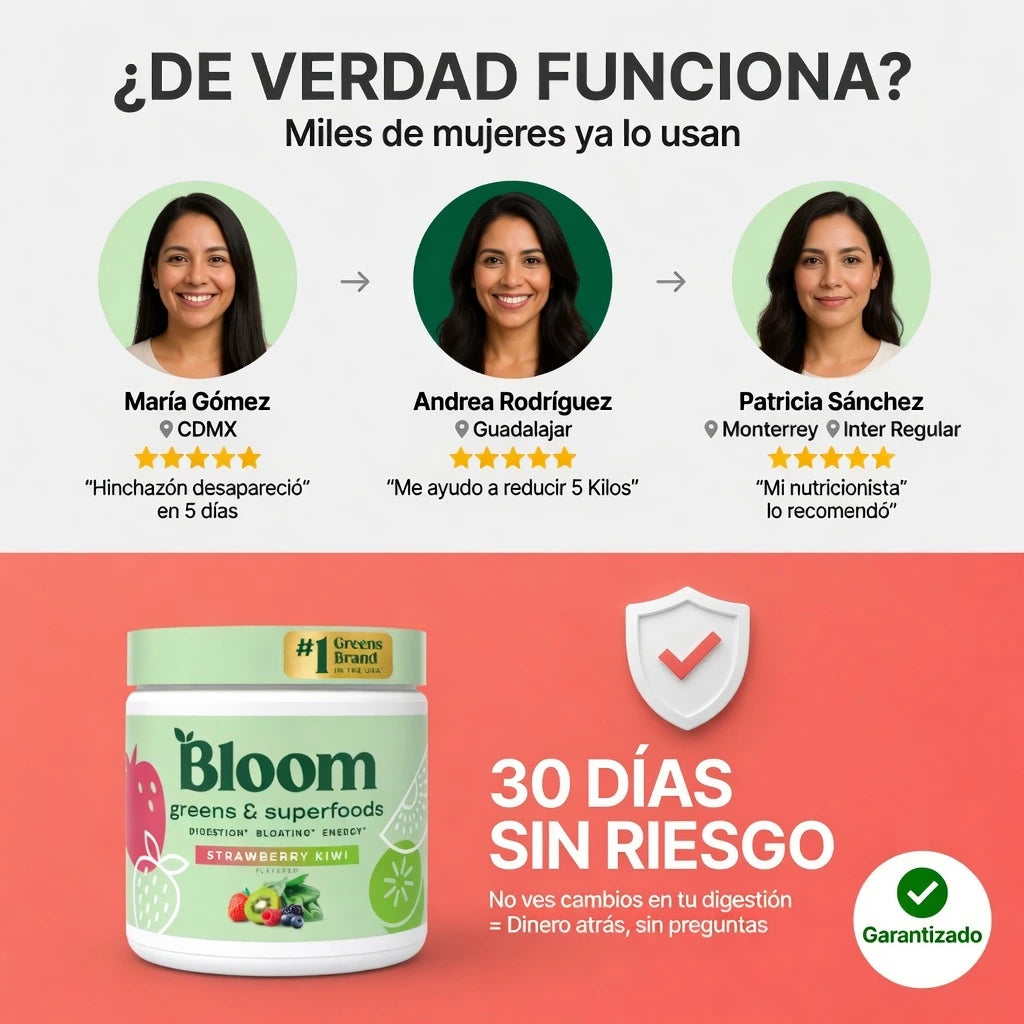 Bloom™ - Dile Adiós al Estreñimiento