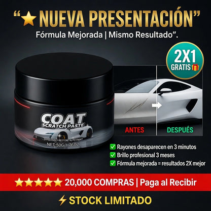 Coat Scratch™ - Elimina Rayones y Potencia el Brillo 2X1🎁