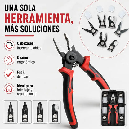 VersaPro™ -Alicate Profesional 5 en 1 + Estuche