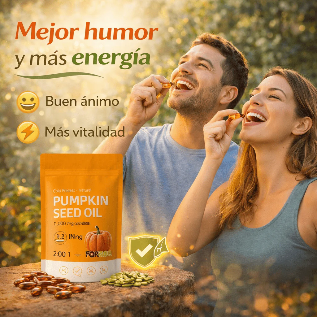 Aceite de Calabaza® - Apoyo natural para tu bienestar prostatico y hormonal