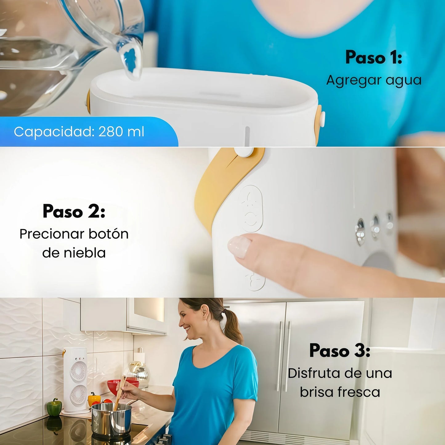 BrisaPolar Pro™ - Refresca tu espacio al instante