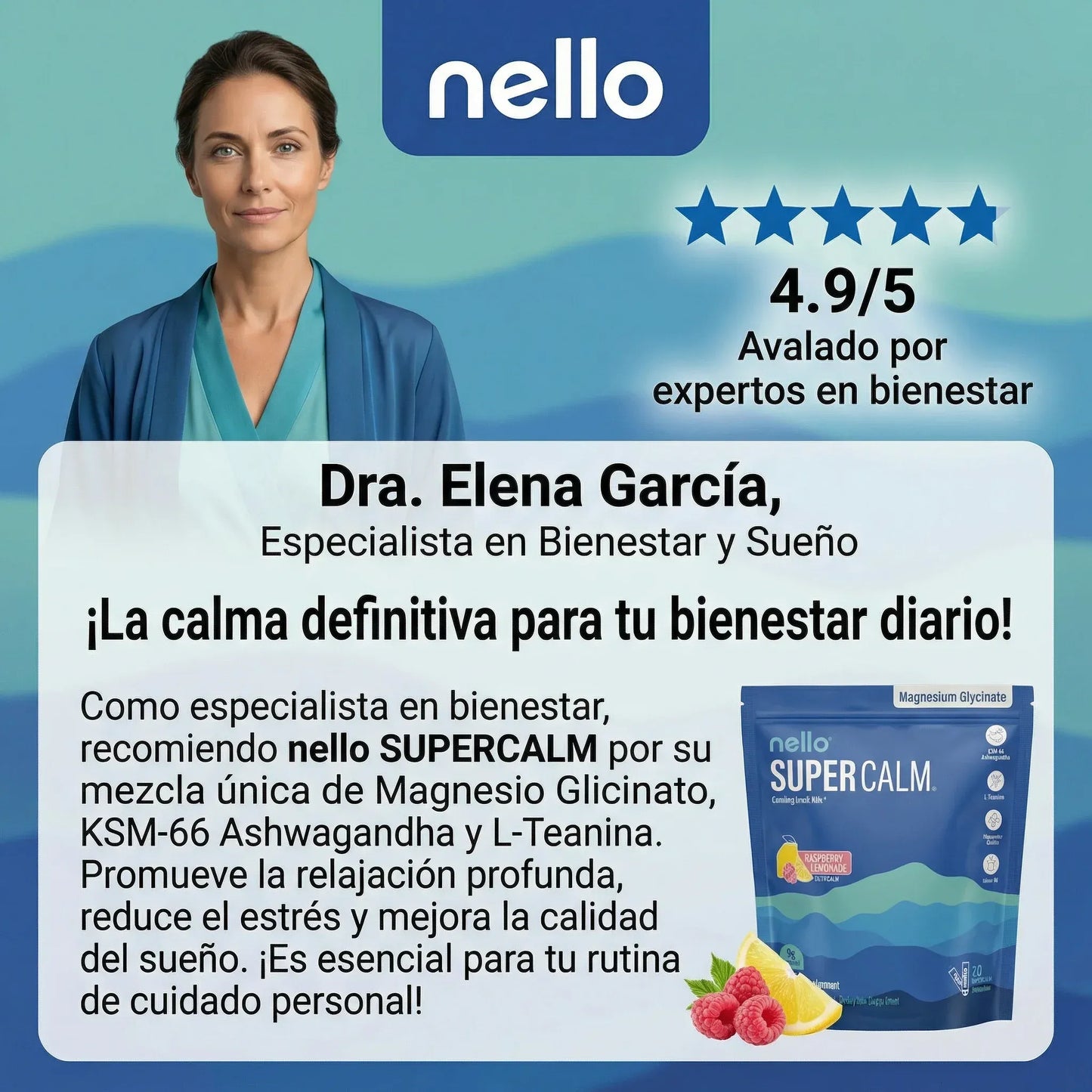 Nello SuperCalm™ - Fórmula Avanzada para Mantener tu Calma