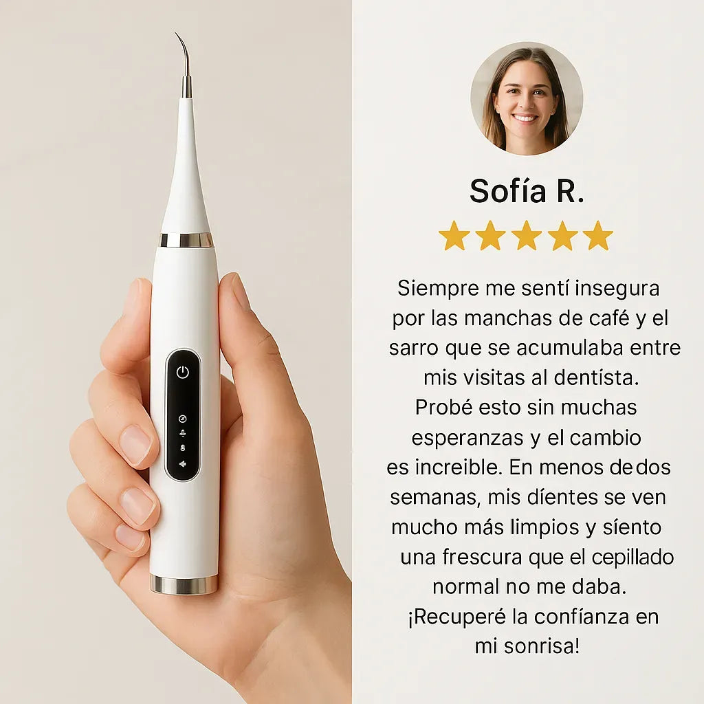 SarroClean Pro™- Limpiador Dental Recargable + Kit Completo🎁